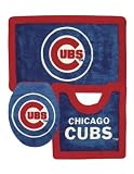 Chicago Cubs 3 Piece Bath Rug Set