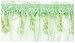 Beaded Eyelash Trim - Light Green - 3 1/2 1 Yard