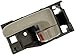 Dorman 81258 Interior Door Handle Compatible with Select Toyota Models, Gray; Textured, Black