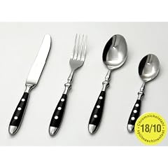 GR�WE� Hochwertiges Tafelbesteck 24 tlg, Serie N�RNBERG, aus Edelstahl 18/10