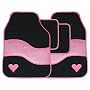 Sexy Pink Heart Car Mats for the Girls