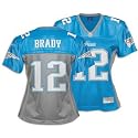Randy Moss Patriots Blue NFL Fashion Jersey - Women's