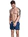 Neleus Men's Beach Shorts Swimming Trunk with Pockets,802# Navy Blue,USA S,Tag M