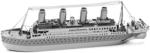 Creative 3D Laser Cute Models Metallic Titanic Nano Puzzle