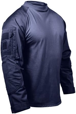 Rothco Navy Blue Military Combat Shirt - Size: Small