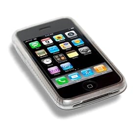 BPM Clear Silicone Case Cover Skin & Screen Protector for Apple iPhone 3G/3GS
