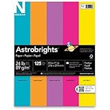 Neenah Astrobrights Premium Color Paper Festive Assortment, 24 lb, 8.5 x 11 Inches, 125 Sheets