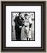 Yogi Berra Autographed New York Yankees 8x10 Photo with Babe Ruth - Custom Framed