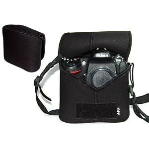 Janco Professional Neoprene Camera case cover bag for Canon EOS DSLR 1D, 1Ds, 1D Mark II, 1D Mark IIN, 1Ds Mark II, 1D Mark III, 1Ds Mark III, 50D, 7D, 40D, 500D Digital Camera