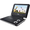 Coby TFDVD7009 7-Inch Portable DVD/CD/MP3 Player, Black