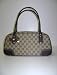 Gucci 161720 Beige Brown Boston Handbags