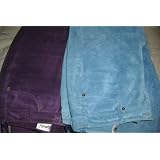 Lot of Purple & Blue Satin Lined SUEDE Pants - Sz 6 Long