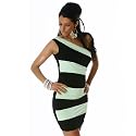 Cocktailkleid schwarz mint