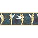 Disney Tinker Bell Border - Navy