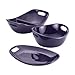 Rachael Ray Stoneware Bubble & Brown 3-Piece Serveware Set, Purple