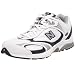 New Balance Men's MW558 Walking Shoe,White Leather,11 D