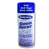 SPRAYWAY GOOD NIGHT BED BUGS AND DUST MITES SPRAY 16OZ.