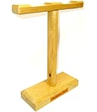 2本掛け木製ヘッドホンスタンド 組み立て式 ハンドメイド ヘッドフォン 専用 ハンガー ウッド 保管やディスプレイやインテリアに！