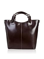 Anna Bork Bolso asa de mano Ab16012 (Pardo)