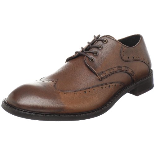 Robert Cameron Mens Prosper Wing Tip,Cognac,8.5 M US