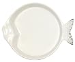 White Fish Ceramic Pottery Mahi Large Ramekin Set of Four 8 1/2" x 6 1/2" x 1 1/2"