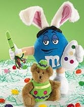 Boyds Easter Bear M&M's Egglebeary with Blue 9190003