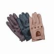 Wheelskins Genuine Deerskin DRIVING GLOVES - Black (Size Large)
