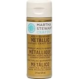 Martha Stewart 32103 2-Ounce Acrylic Metallic Paint, Gold
