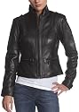 Kenneth Cole Reaction Women's Leather Scuba Coat