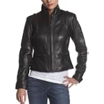 Kenneth Cole Reaction Women's Leather Scuba Coat