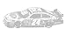 Jeff Gordon #24 Sudden Shadow Wall Mural