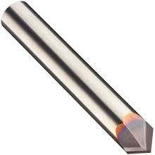 Niagara Cutter CM290 Carbide Chamfering Mill, TiAlN Coated, 2 Flutes, 90 Degree Chamfer End, 1/4" Cut Cutting Length, 1/2" Diameter