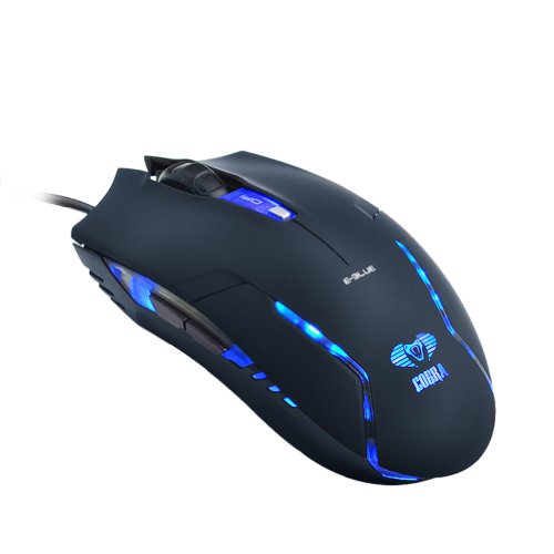 E-3lue EMS151BK Cobra II 1600DPI High Precision Gaming LED Mouse (Bigger scroll wheel)