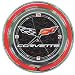 Corvette C6 Neon Clock - 14 inch Diameter - Black - Game Room Products > Neon Clocks > Automotive