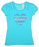 GUESS Kids Girls Logo Tee with Ruffles