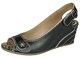 FLY London Womens Drive Slingback Wedge
