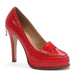 4.5 Women's Casual Shoe High Heel Loafer Shoe Patent Leather