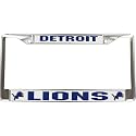 Detroit Lions Chrome License Plate Frame