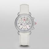 MICHELE CSX-36 Day Diamond, Diamond Dial White Alligator