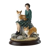 Her Majesty At Balmoral Resin Sculpture