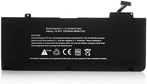 TGF® NEW Replacement Battery for Apple MacbookPro 13-Inch Unibody A1322 A1278 (2009 2010 2011 Version) MacBook Pro 13" MB990LL/A- 12 Months Warranty