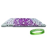 Rhinestone Diamond 2 Piece Design iPad 2 Snap On Hard Cover - Purple & Silver + Vangoddy Live * Laugh * Love Wrist Band!!!