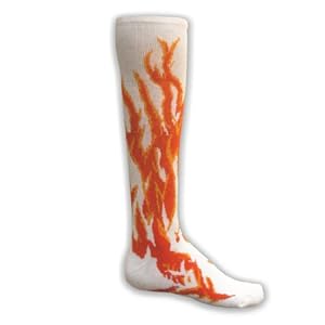 Red Lion Flame Performance Socks ( White - Medium )
