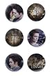 The Twilight Saga: New Moon - Merchandise (6 Piece Button Set - Edward #2) (Size: 1" Each)