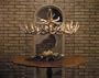 The Applachian 8 light Antler Chandelier (Whitetail Horns)