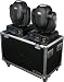 Odyssey FZMH250X2W Flight Zone Standard Dual 250 Style Moving Head Ata Case With Wheels