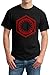 Star Wars The Force Awakens First Order Insignia Unisex T-shirt (X-Large, Black)
