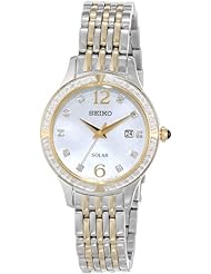 Seiko Womens SUT092 Analog Display Japanese Quartz Two Tone Watch