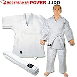 BODYMAKER（09ボディメーカー） 純白柔道衣・上下セット白帯付 JD