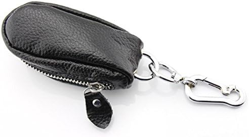 Bagoddess Car Smart Key Keychain Leather Holder Cover Zipper Case Remote Wallet Bag(C4)